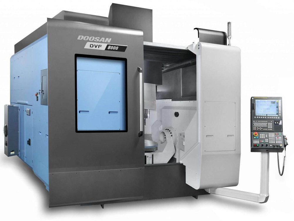 5-осевой фрезерный обрабатывающий центр ЧПУ DVF8000, DOOSAN, Корея