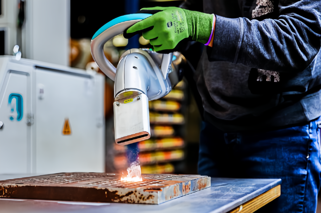 Пример очистки металлического изделия