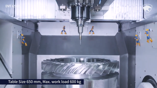 5-осевой фрезерный обрабатывающий центр ЧПУ DVF6500, DOOSAN, Корея