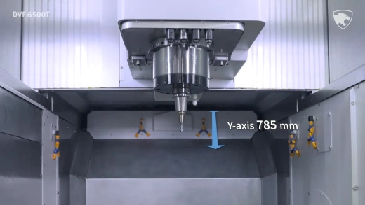 5-осевой фрезерный обрабатывающий центр ЧПУ DVF6500T, DOOSAN, Корея