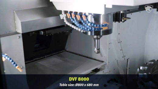 5-осевой фрезерный обрабатывающий центр ЧПУ DVF8000, DOOSAN, Корея