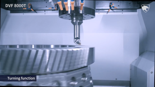 5-осевой фрезерный обрабатывающий центр ЧПУ DVF8000T, DOOSAN, Корея