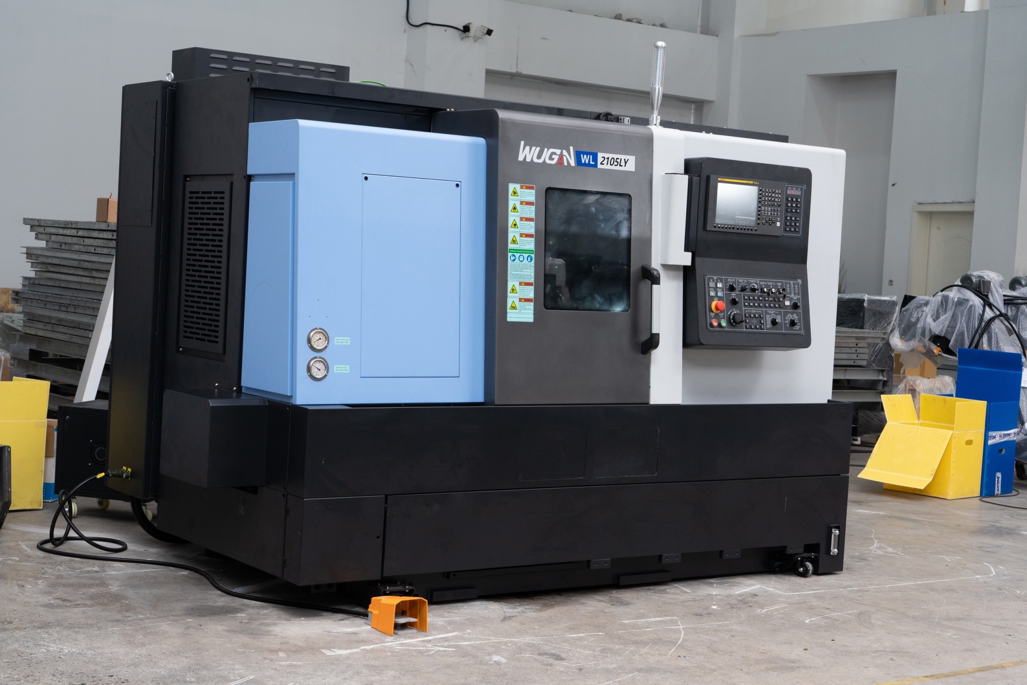 Токарный станок с фрезерной функцией (ось Y) ЧПУ WL2105LY, WUGAN, Китай
