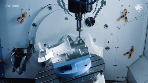 5-осевой фрезерный обрабатывающий центр ЧПУ DVF5000, DOOSAN, Корея