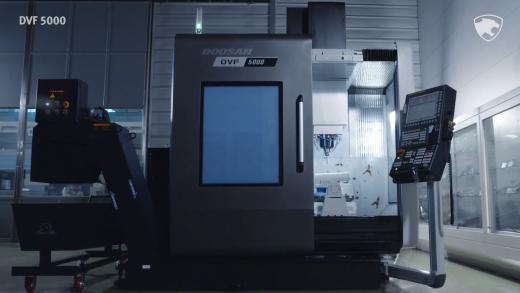 5-осевой фрезерный обрабатывающий центр ЧПУ DVF5000, DOOSAN, Корея