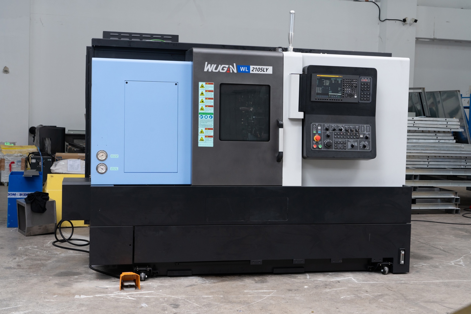Токарный станок с фрезерной функцией (ось Y) ЧПУ WL2105LY, WUGAN, Китай